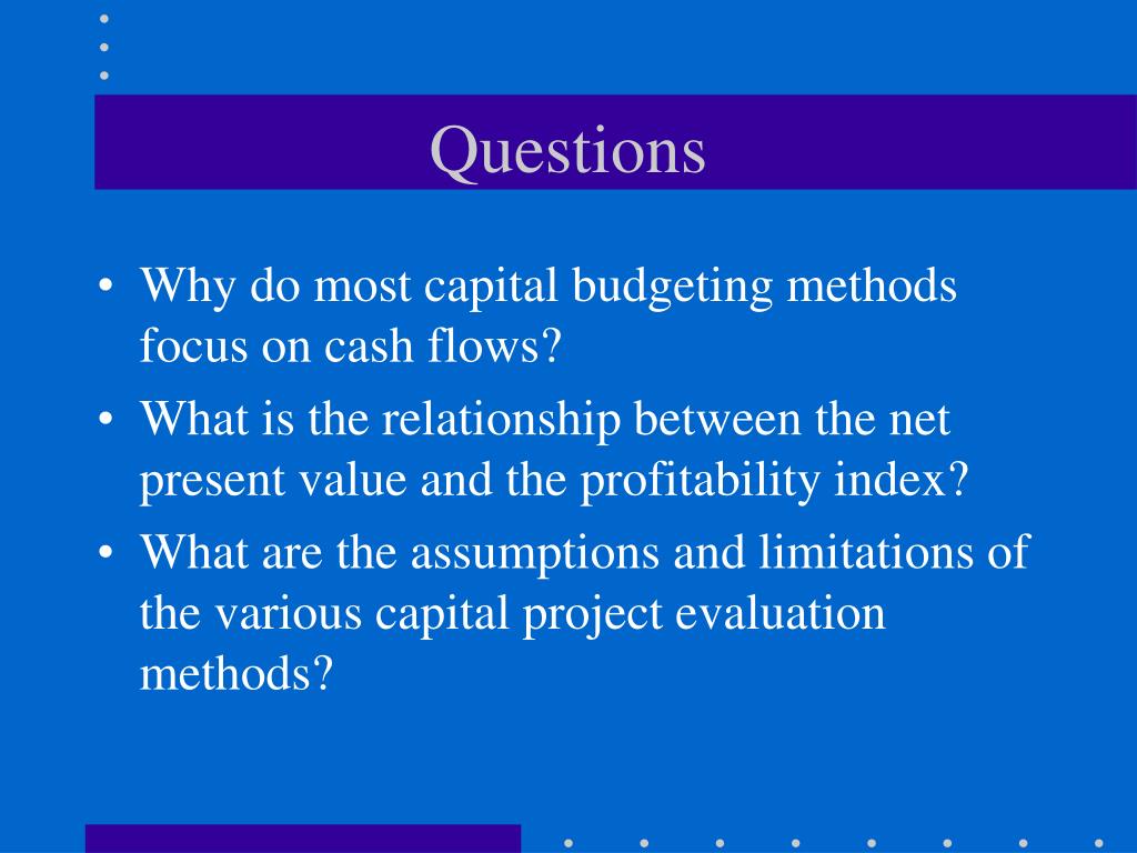 limitations of capital budgeting