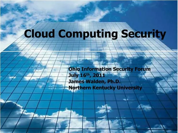 cloud computing security n.