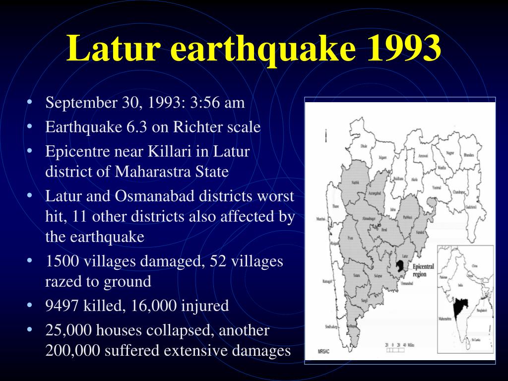 latur earthquake case study
