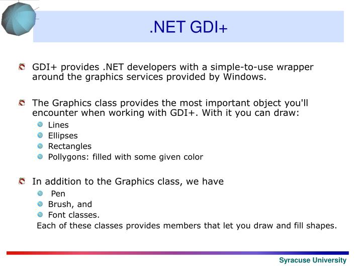 framework gdi+