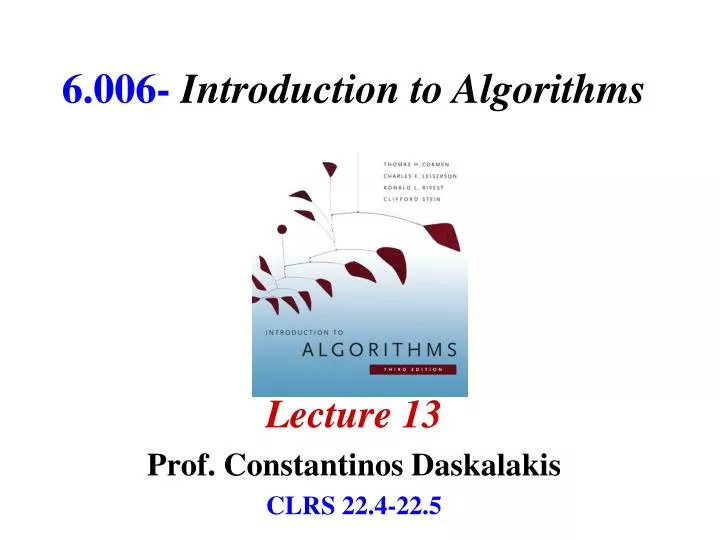 6 006 introduction to algorithms n.