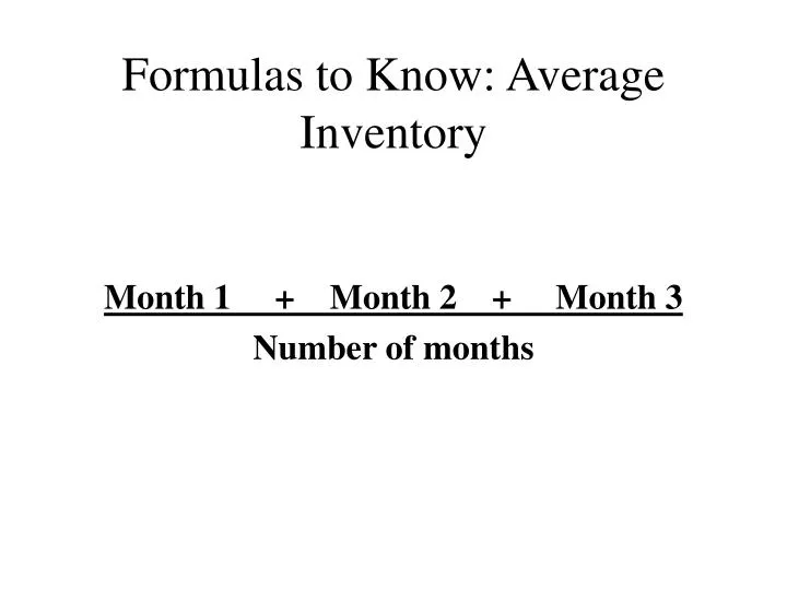 average inventory formula retail average inventory formula retail
