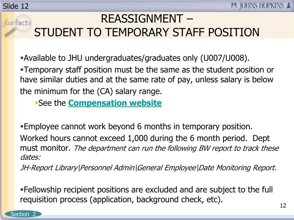 temporary reassignment federal employee