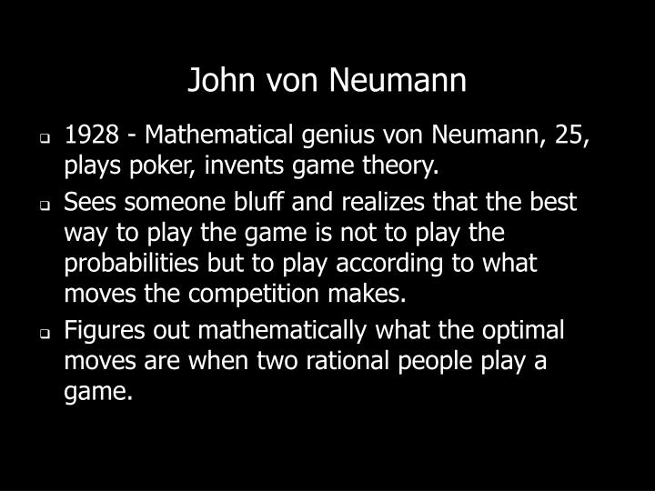 Modern poker theory Modern poker theory