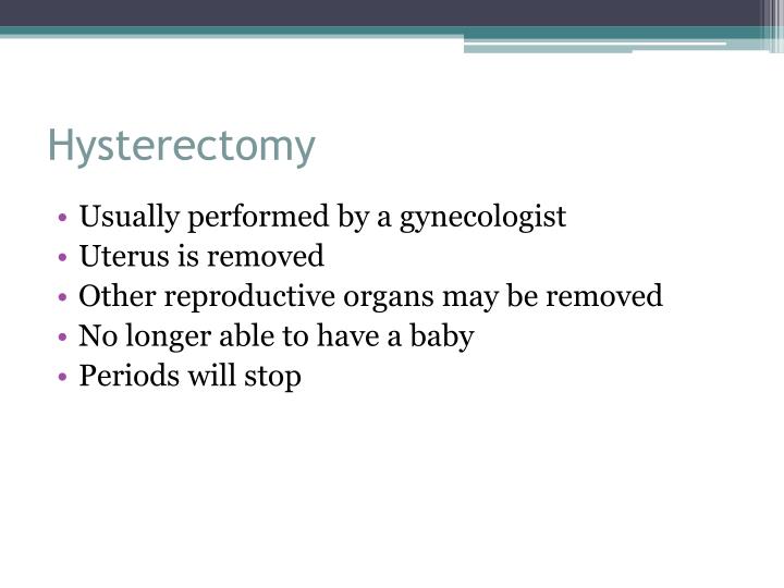 Ppt Hysterectomy Powerpoint Presentation Id748885