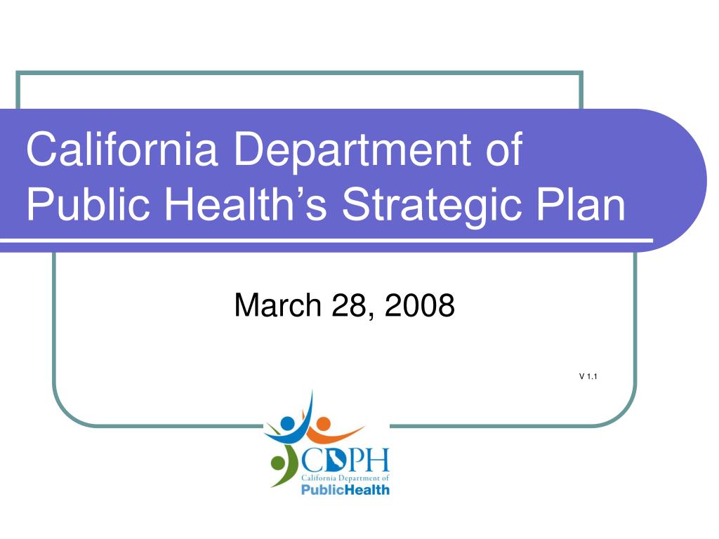 california department of public health california department of public health