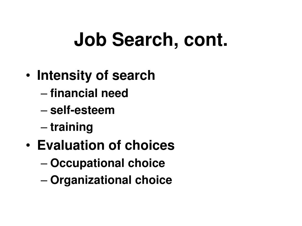 What is the importance of doing a targeted job search