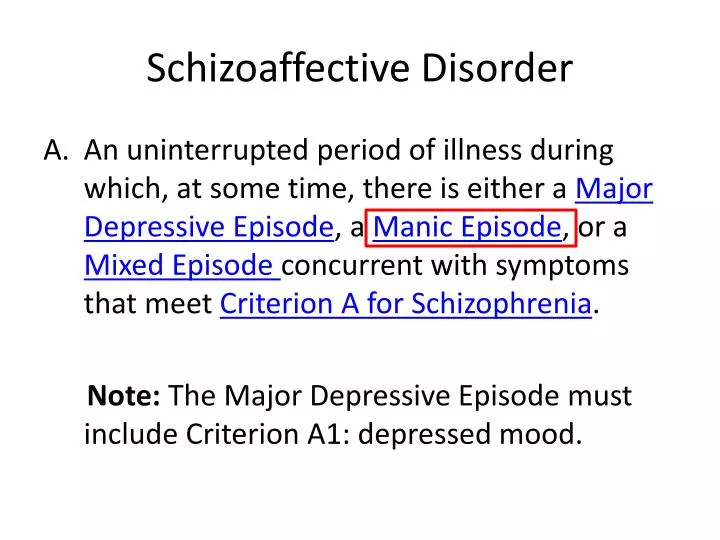what is schizoaffective disorder