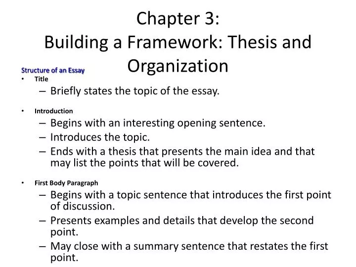 thesis about organization and management