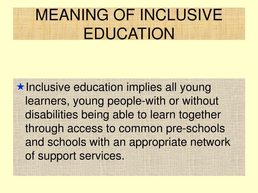 introduction about inclusive education