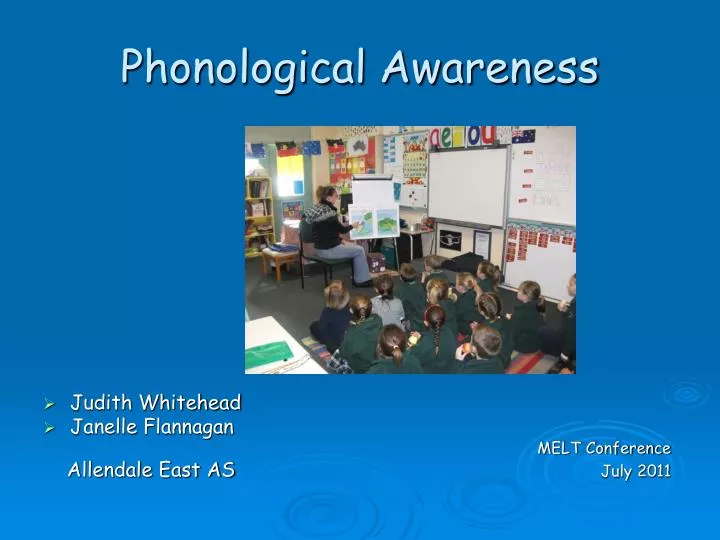 phonological awareness n.