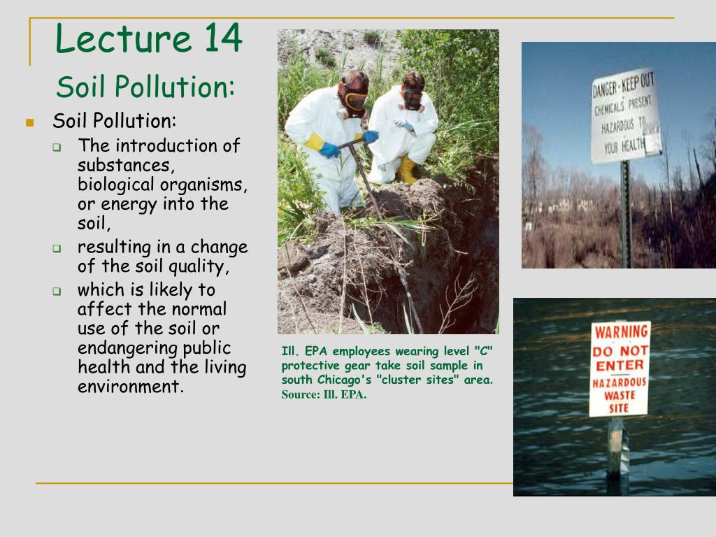 powerpoint presentation on soil pollution