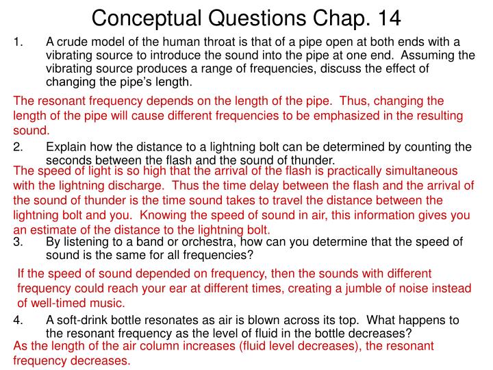 conceptual questions chap 14 n.