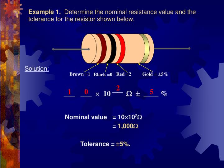 PPT Understanding the Resistor Color Code PowerPoint Presentation