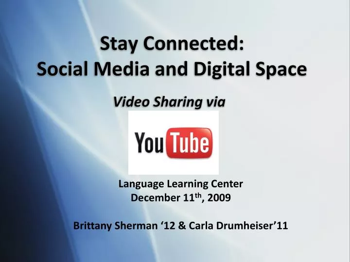 stay connected social media and digital space n.