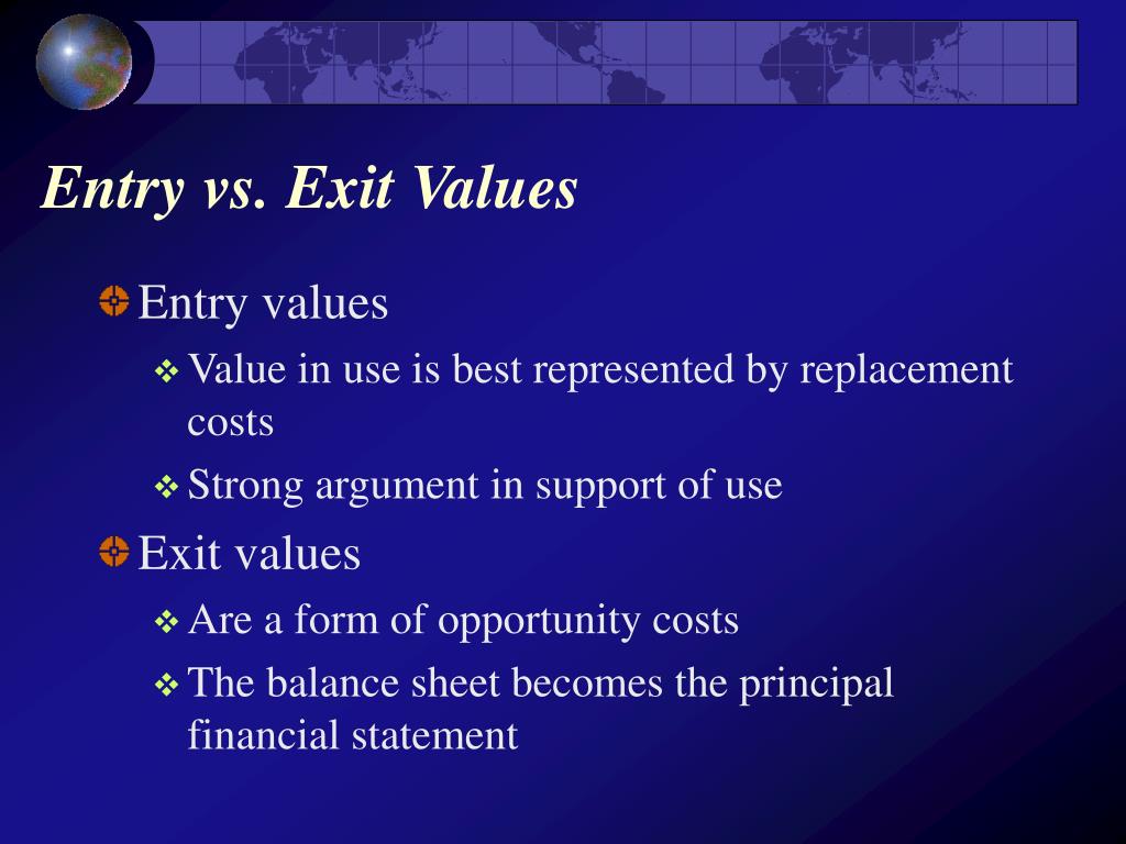 Exit value