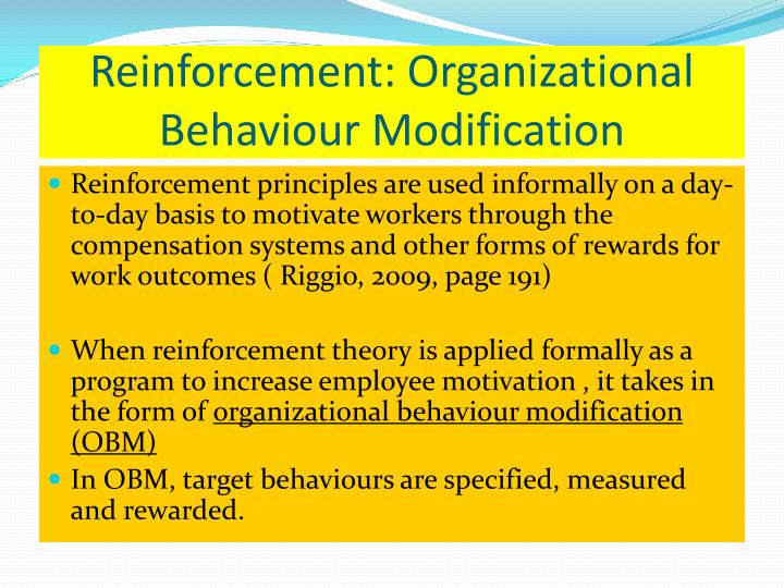 behaviour reinforcement theory