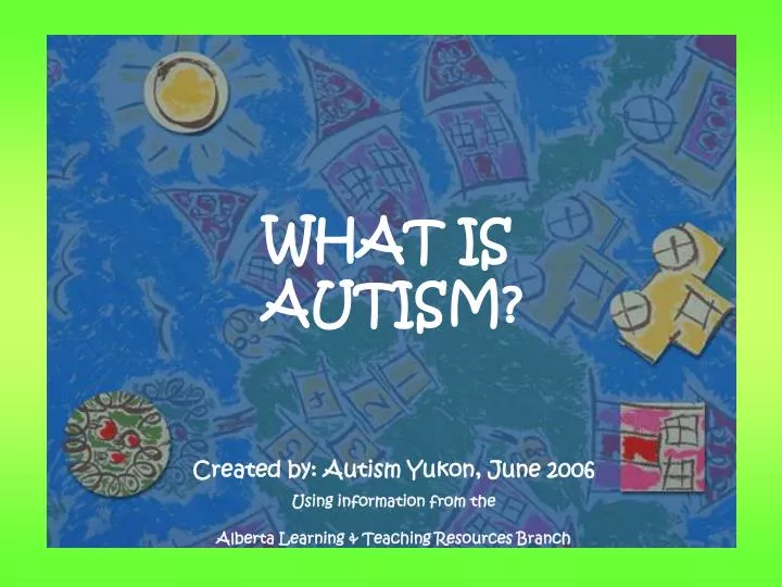 what is autism powerpoint presentation