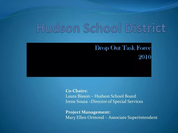 PPT Hudson School District PowerPoint Presentation, free download