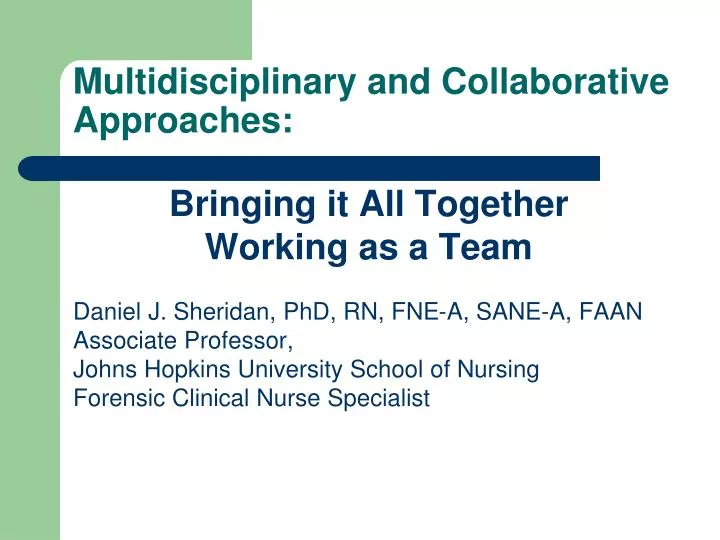 Ppt Multidisciplinary And Collaborative Approaches Powerpoint