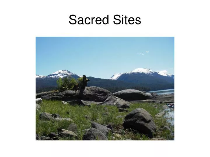 sacred sites n.