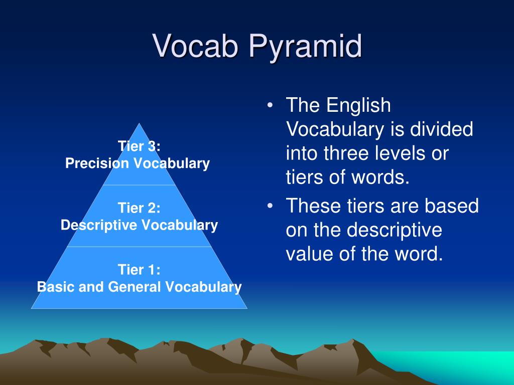 PPT Vocabulary Tiers PowerPoint Presentation, free download ID756291