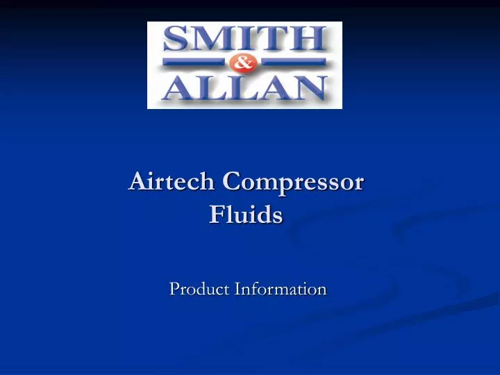 airtech compressor fluids n.