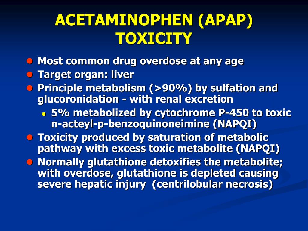antidote for acetaminophen toxicity