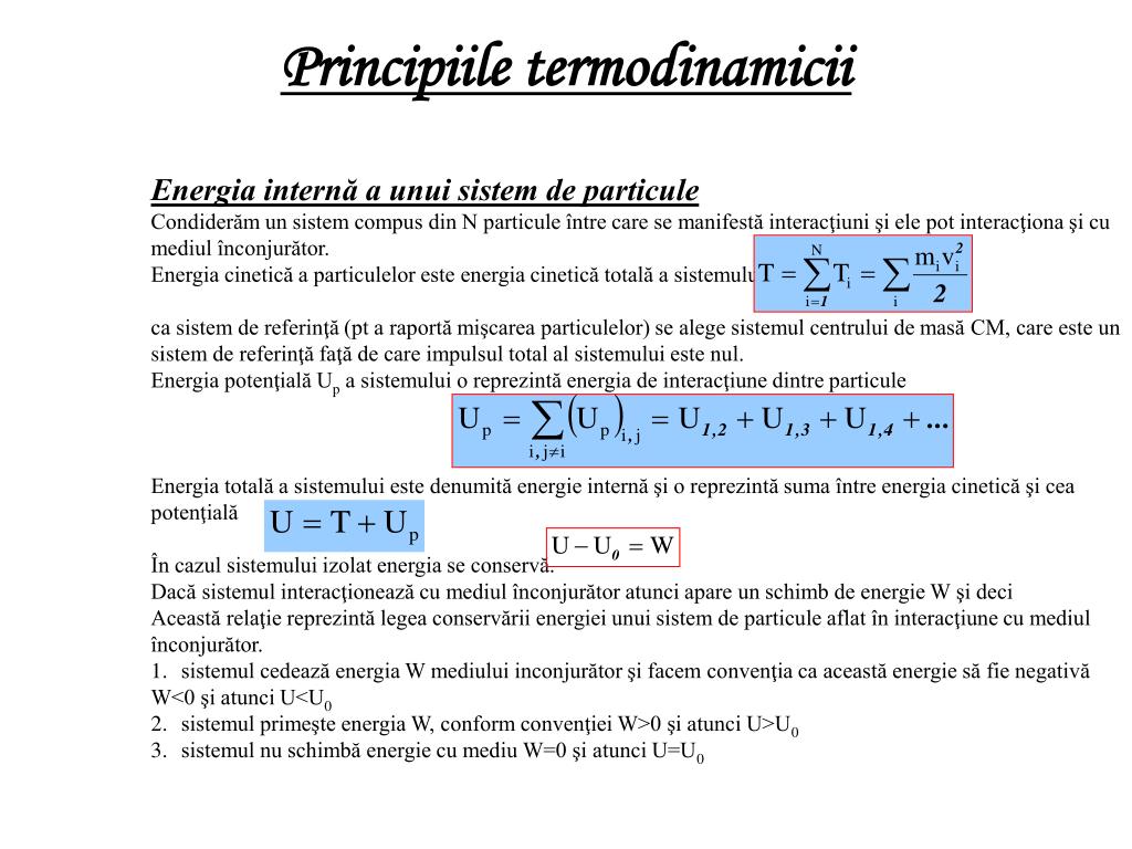 PPT - Principiile termodinamicii PowerPoint Presentation, free download -  ID:756803