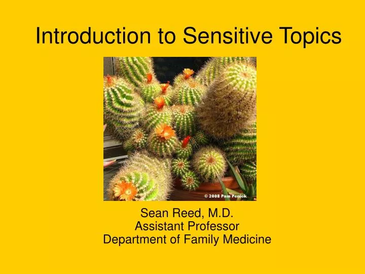 research methods for sensitive topics