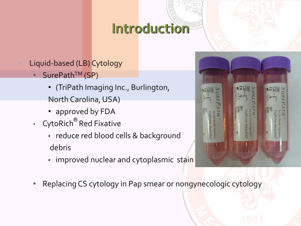 Ppt Liquid Based Cytology For Thyroid Fine Needle Aspiration