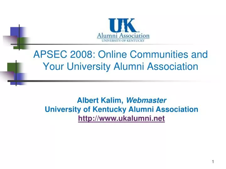 apsec 2008 online communities and your university alumni association n.