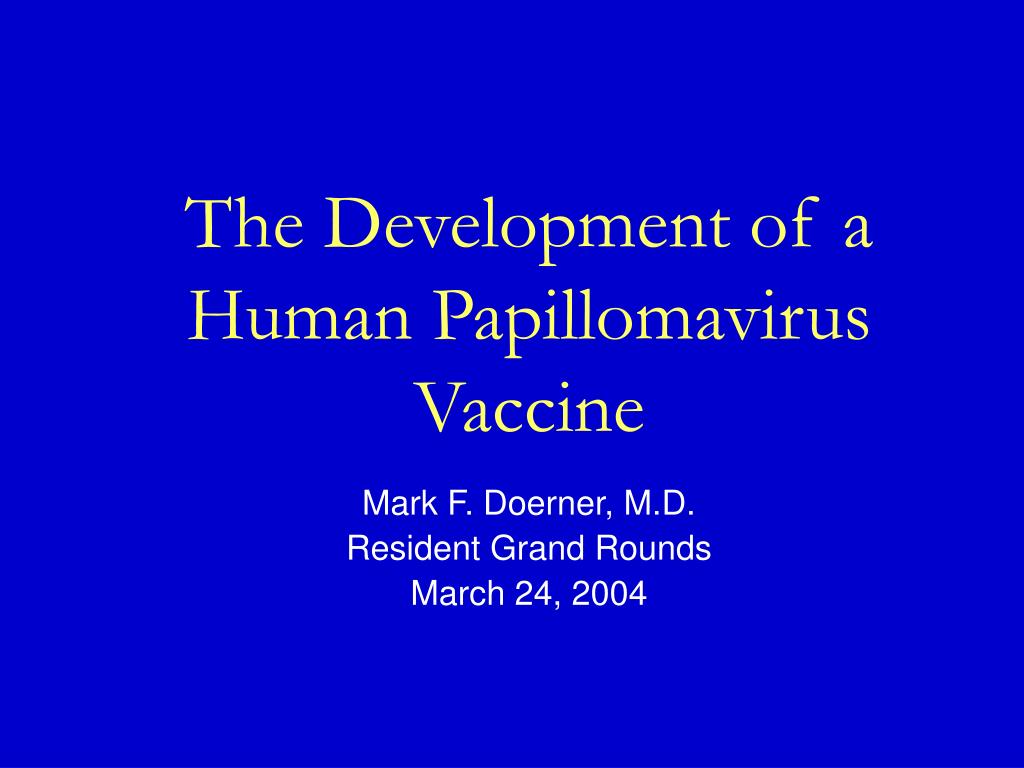 human papillomavirus vaccine ppt)