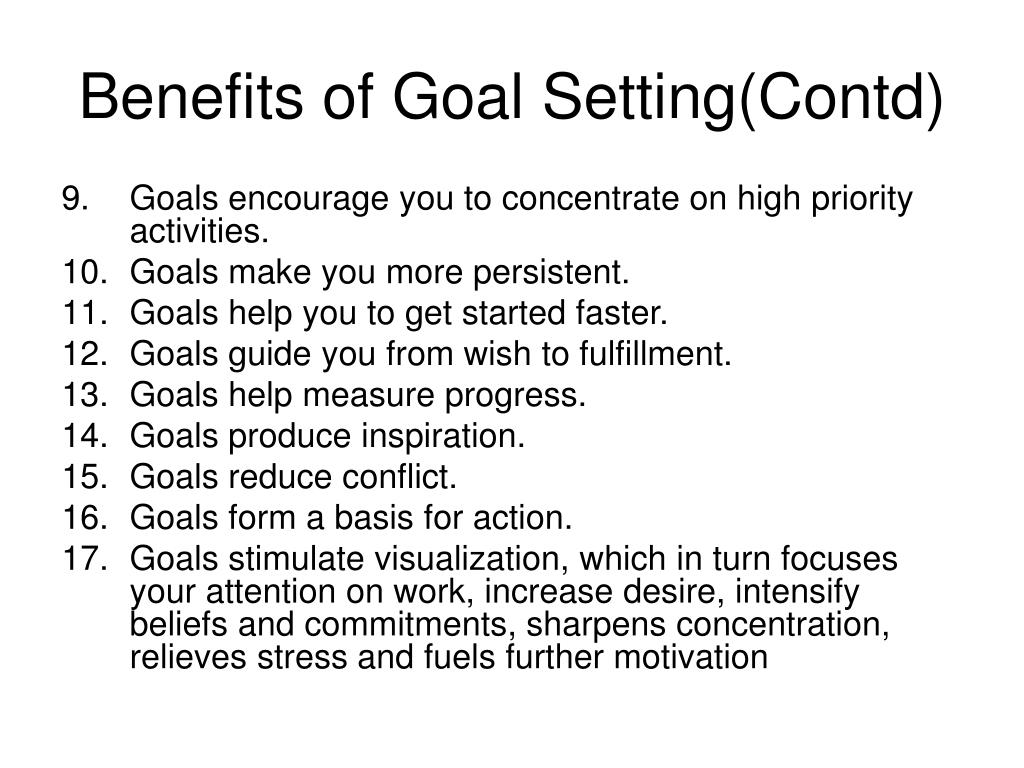 PPT - GOAL SETTING PowerPoint Presentation, free download - ID:758737