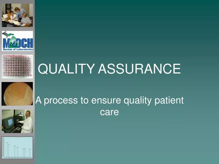 quality assurance n.
