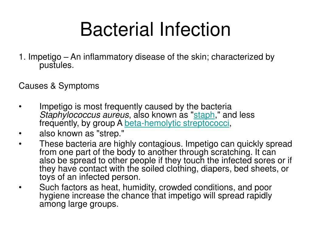 PPT - INFECTIOUS DISORDERS OF THE SKIN PowerPoint Presentation, free ...