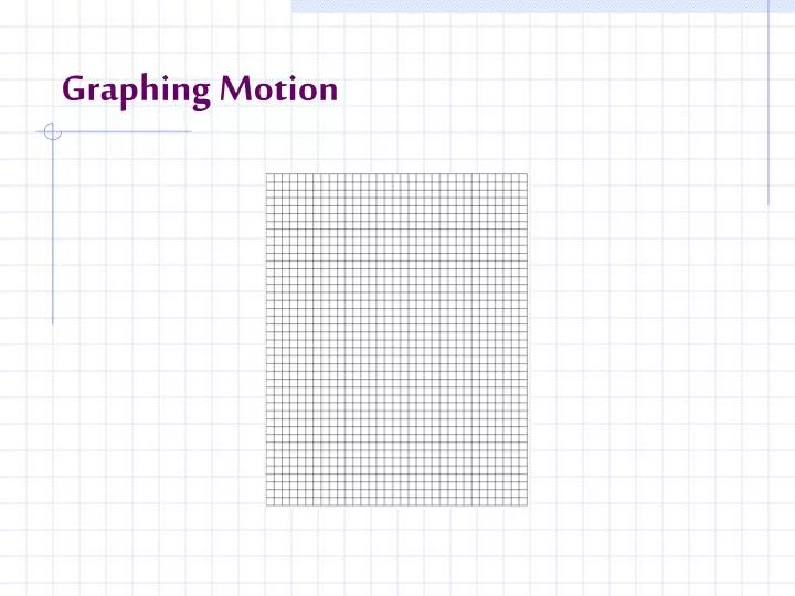 graphing motion n.