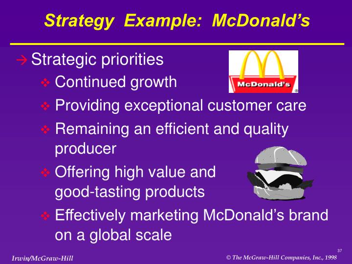 mcdonalds growth strategy mcdonalds growth strategy
