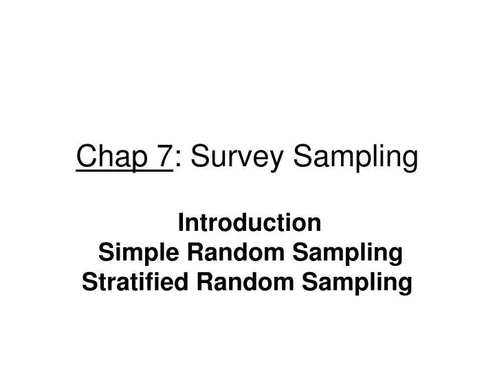 simple random sampling is done when simple random sampling is done when