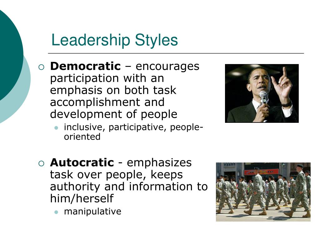 powerpoint presentation of leadership styles