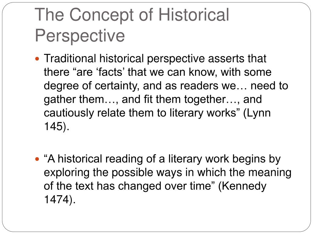 a historical research perspective