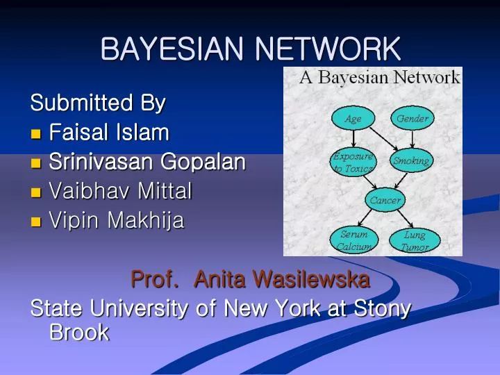 bayesian network n.