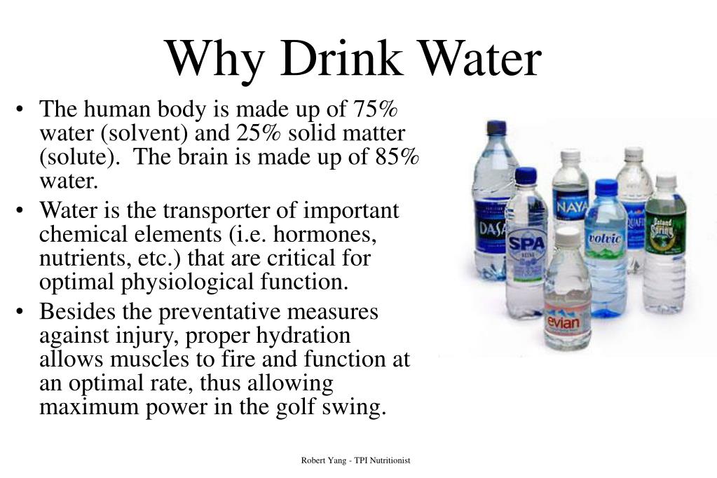 presentation on drinking water