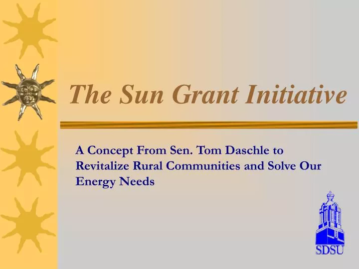 the sun grant initiative n.