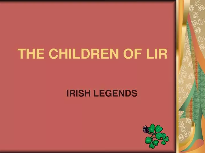 the children of lir n.