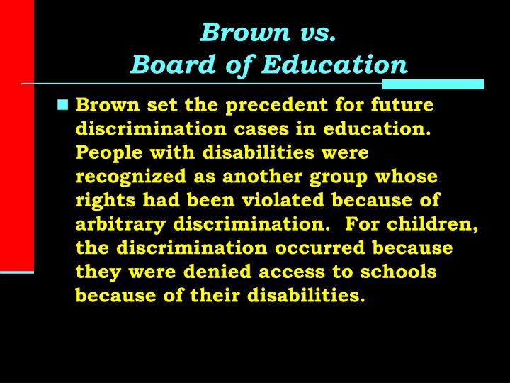 brown vs board of education case