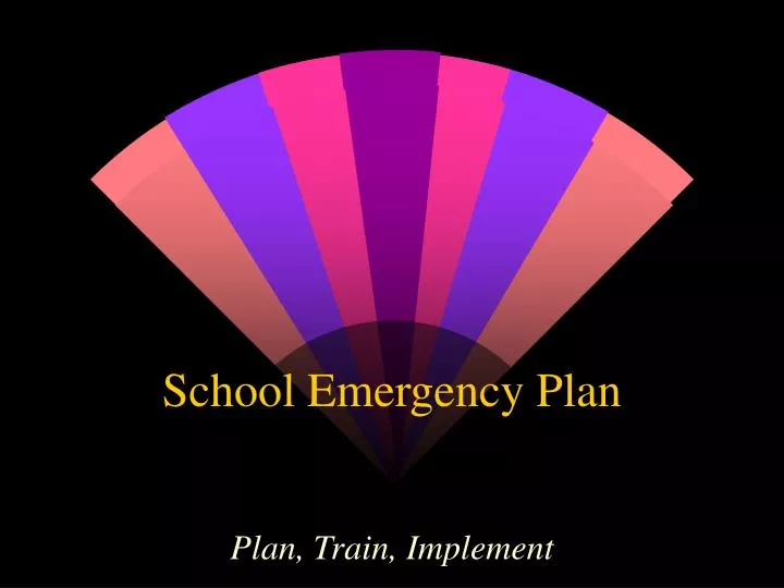 school emergency plan n.