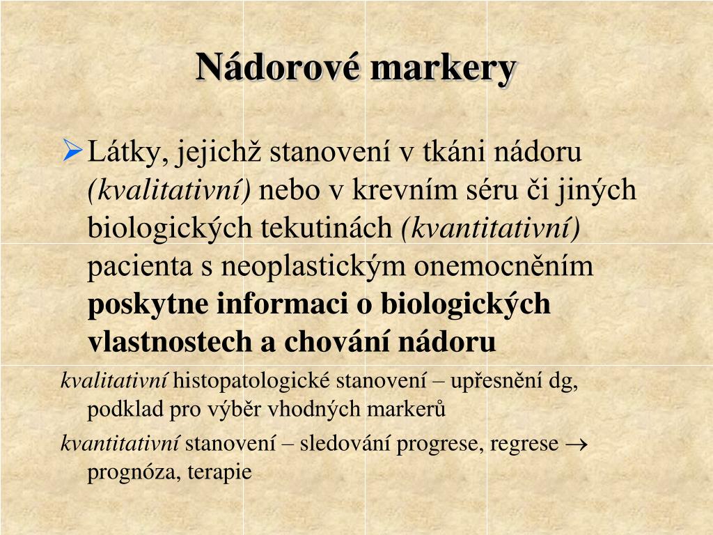 PPT - Nádorové markery PowerPoint Presentation, free download - ID:769799
