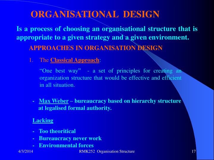 max weber organizational structure