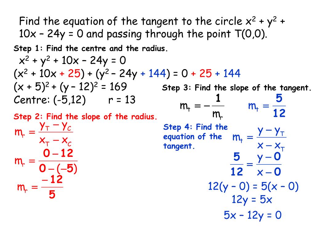 Ppt - Equation Of Tangent Line Powerpoint Presentation, Free Download EE2
